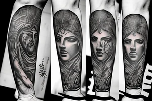 greek god Hypos with a lighter tattoo idea