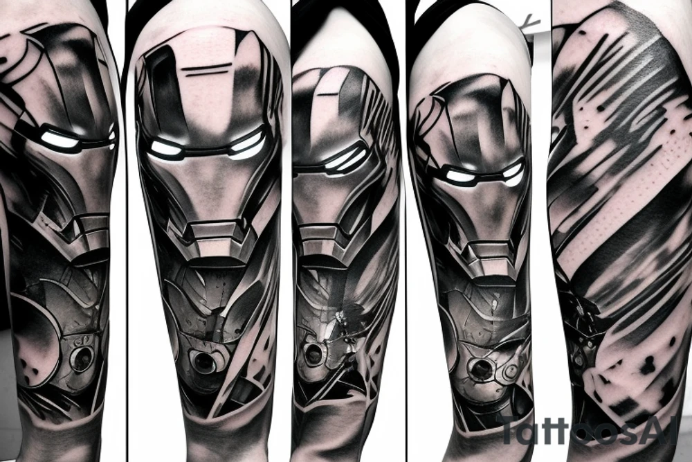 Iron man tattoo idea