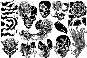 love destroy tattoo idea
