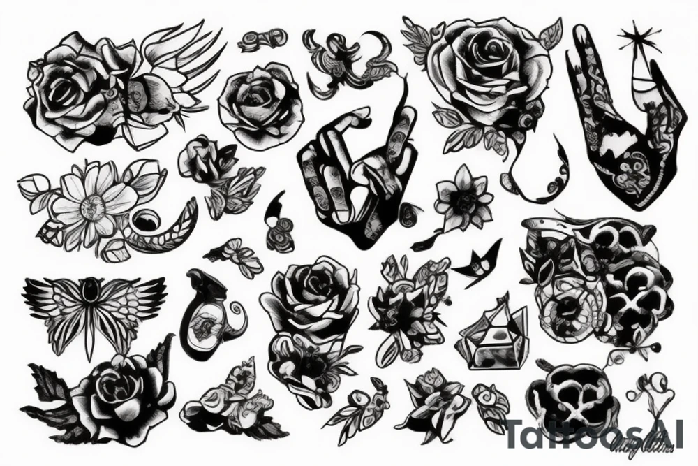 Двухглавый скелет орла tattoo idea