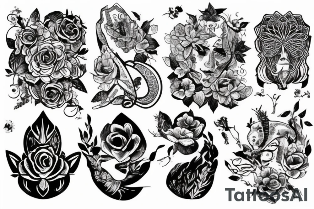 Двухглавый скелет орла tattoo idea