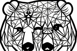 Bear’s face tattoo idea