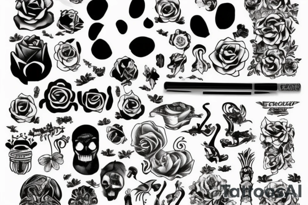 Две рыбки как инь и янь tattoo idea