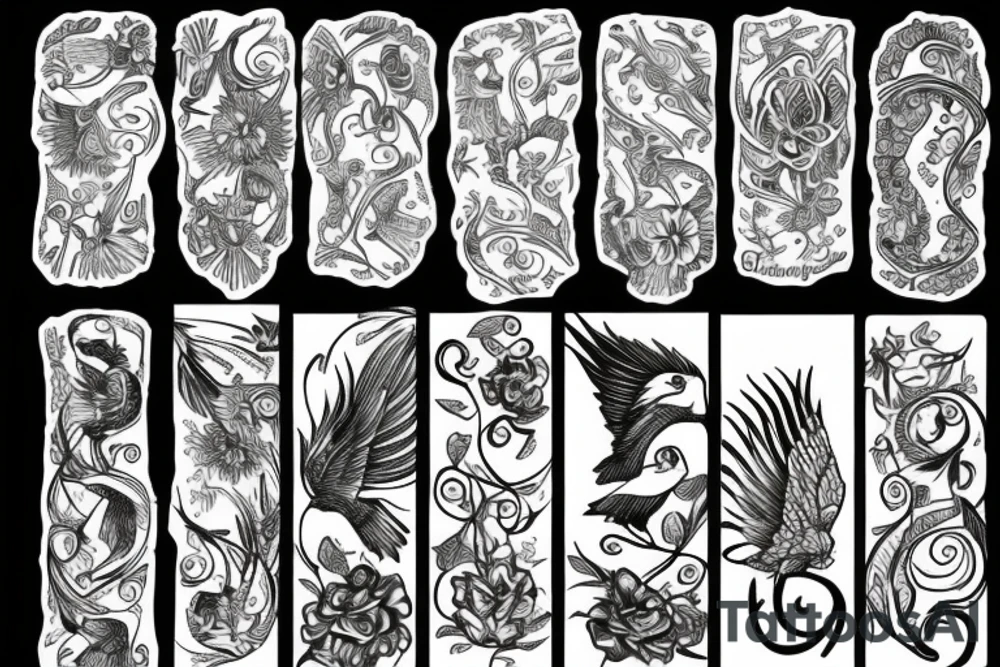 Stork tattoo idea