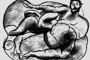 Sisyphus is destined to lift a stone uphill, knowing that he will roll back and he will have to repeat everything again. tattoo idea