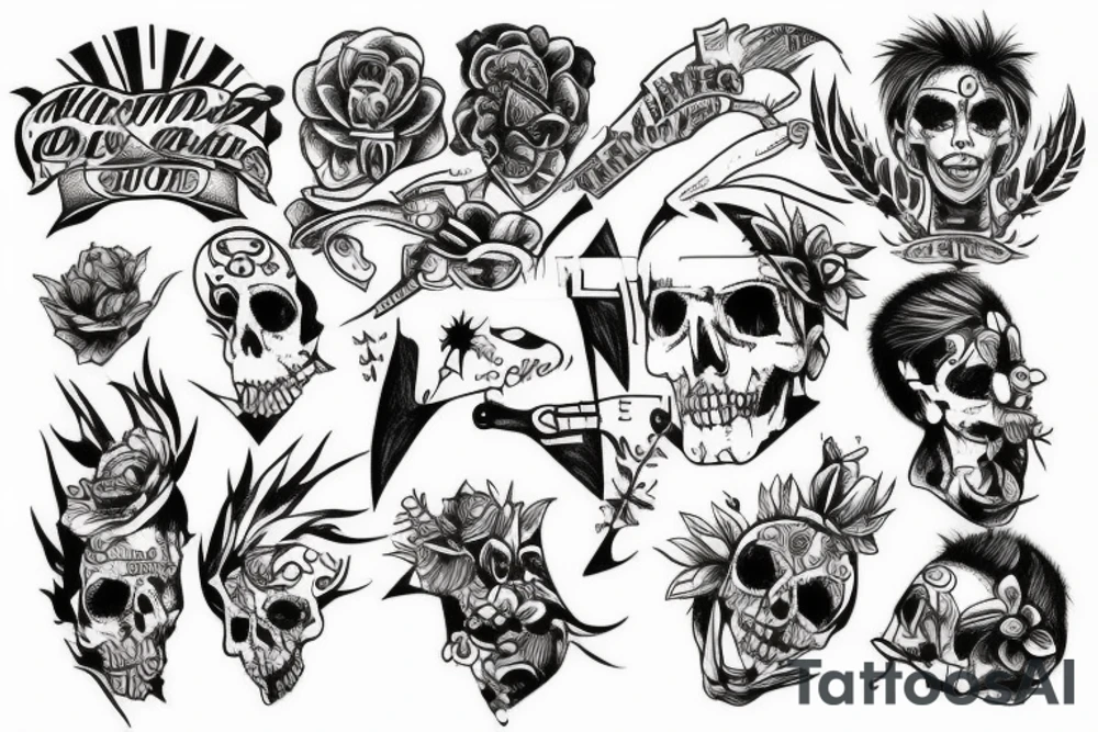 Punk tattoo idea