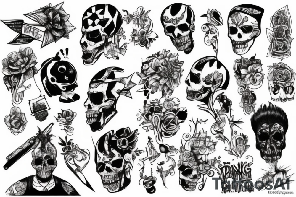 Punk tattoo idea