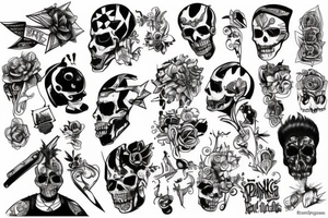 Punk tattoo idea