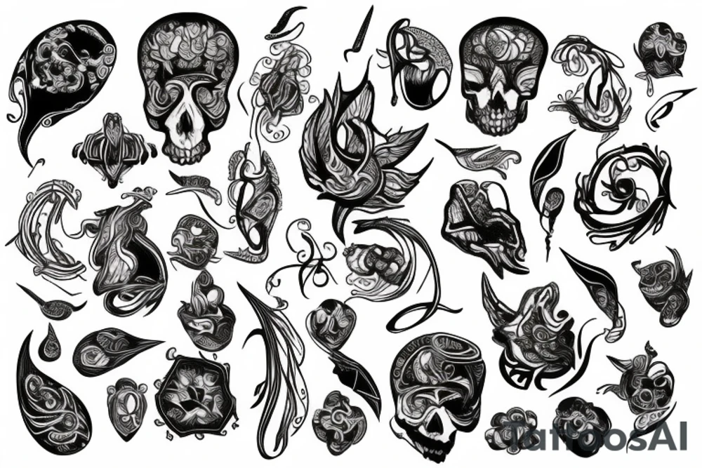 the thread of life tattoo idea