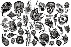 the thread of life tattoo idea