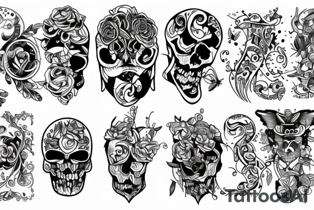 the thread of life tattoo idea