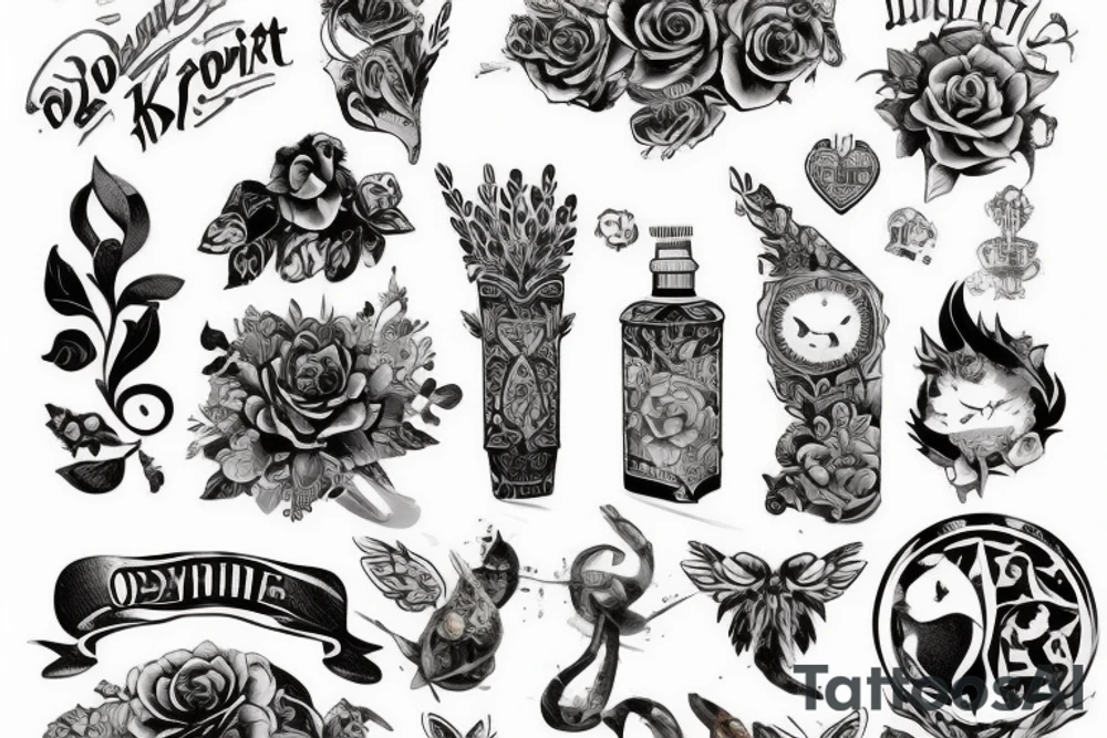 Оборотень хипстер, рвущий на себе рубашку в клетку tattoo idea