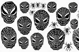spider with human head tattoo idea