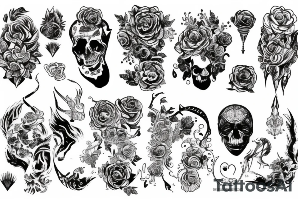 Инь янь tattoo idea