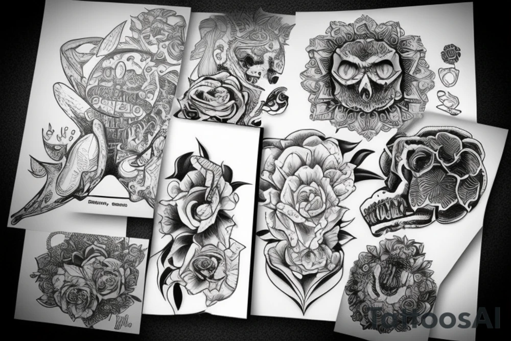 Инь янь tattoo idea