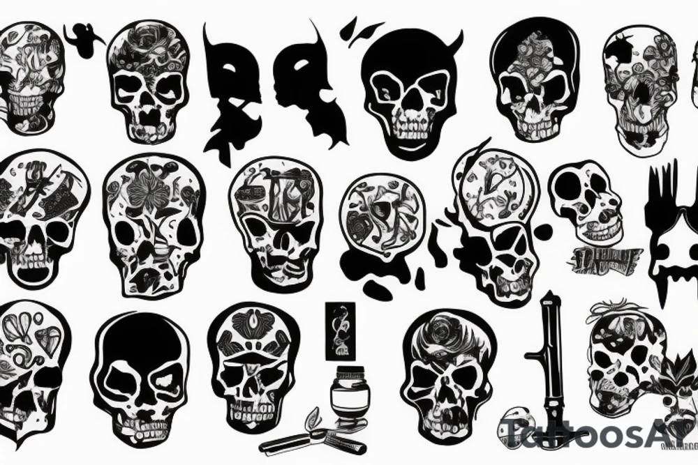 Kill me pls tattoo idea