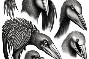 Marabou Stork Nightmare tattoo idea