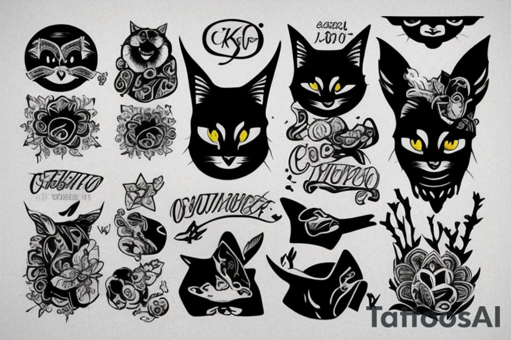 котик в сочной шаурме tattoo idea