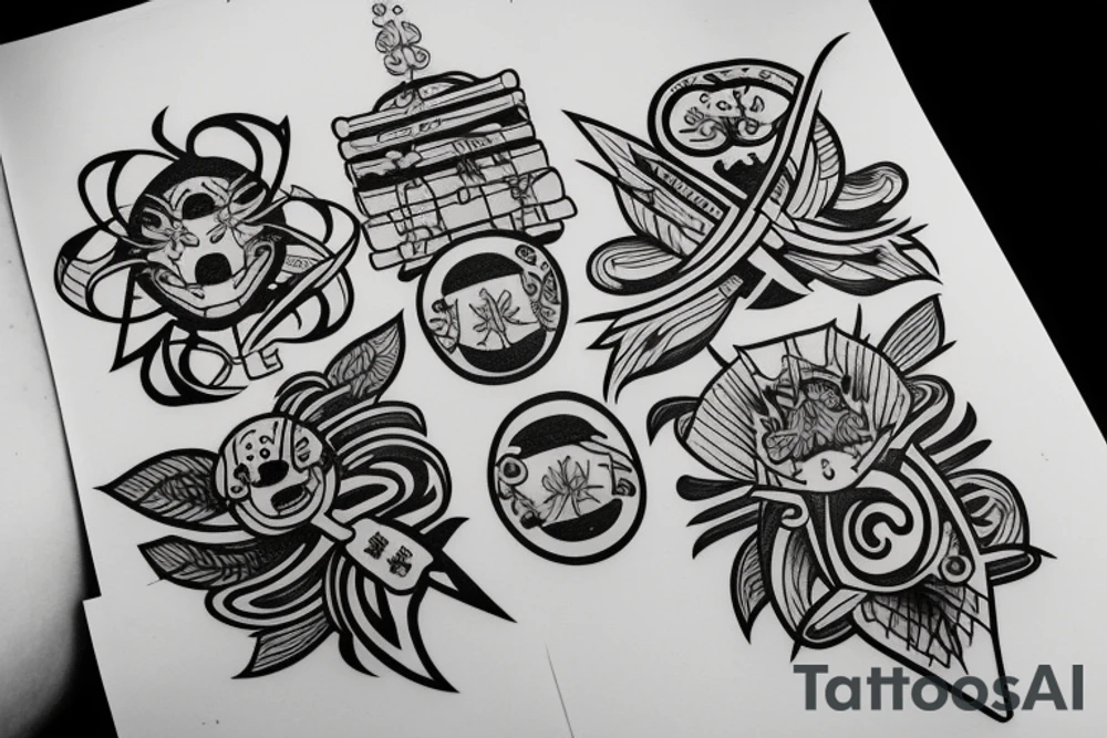 the thread of life tattoo idea