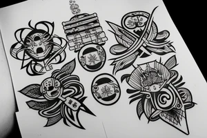 the thread of life tattoo idea