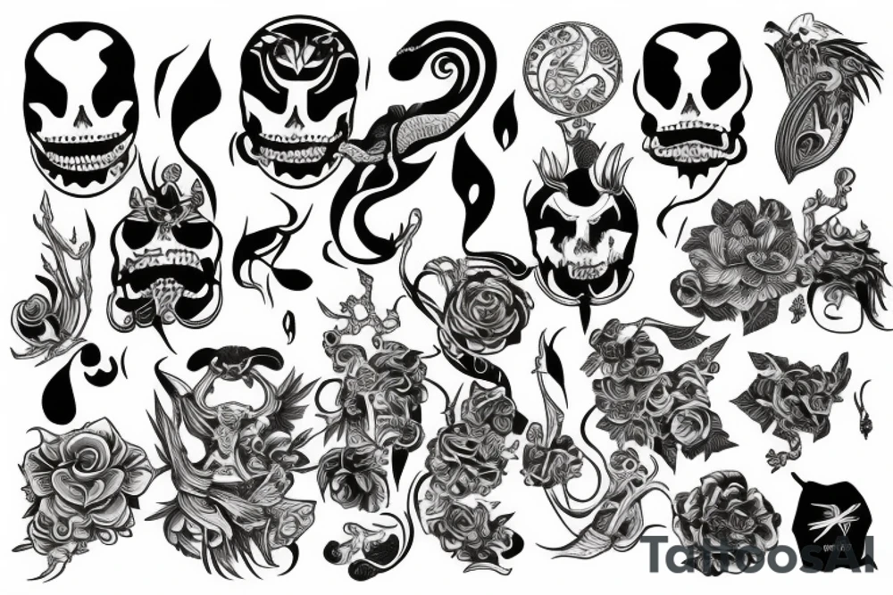the thread of life tattoo idea