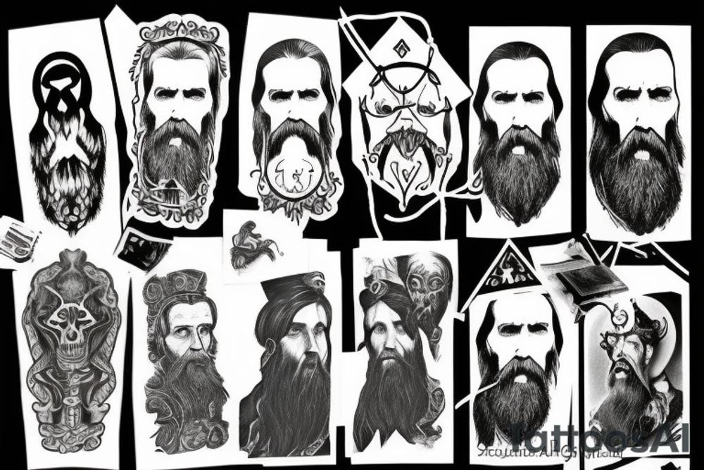 Rasputin satanic tattoo idea