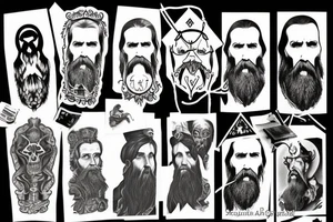 Rasputin satanic tattoo idea