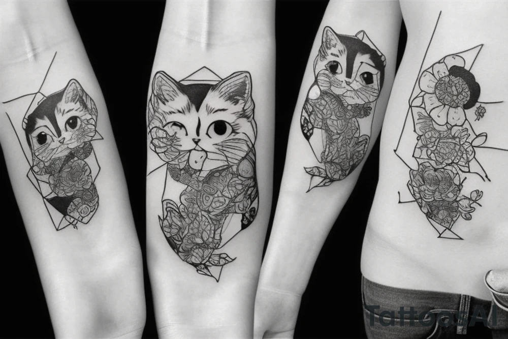 котик в сочной шаурме tattoo idea