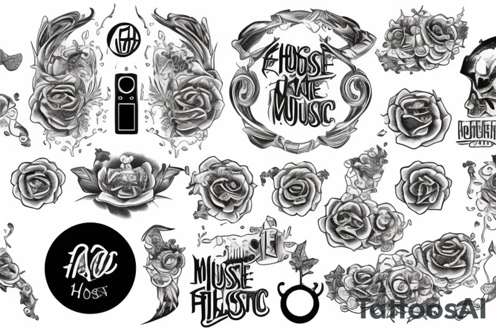 House music tattoo idea