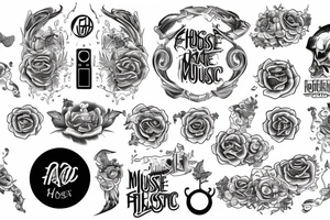 House music tattoo idea