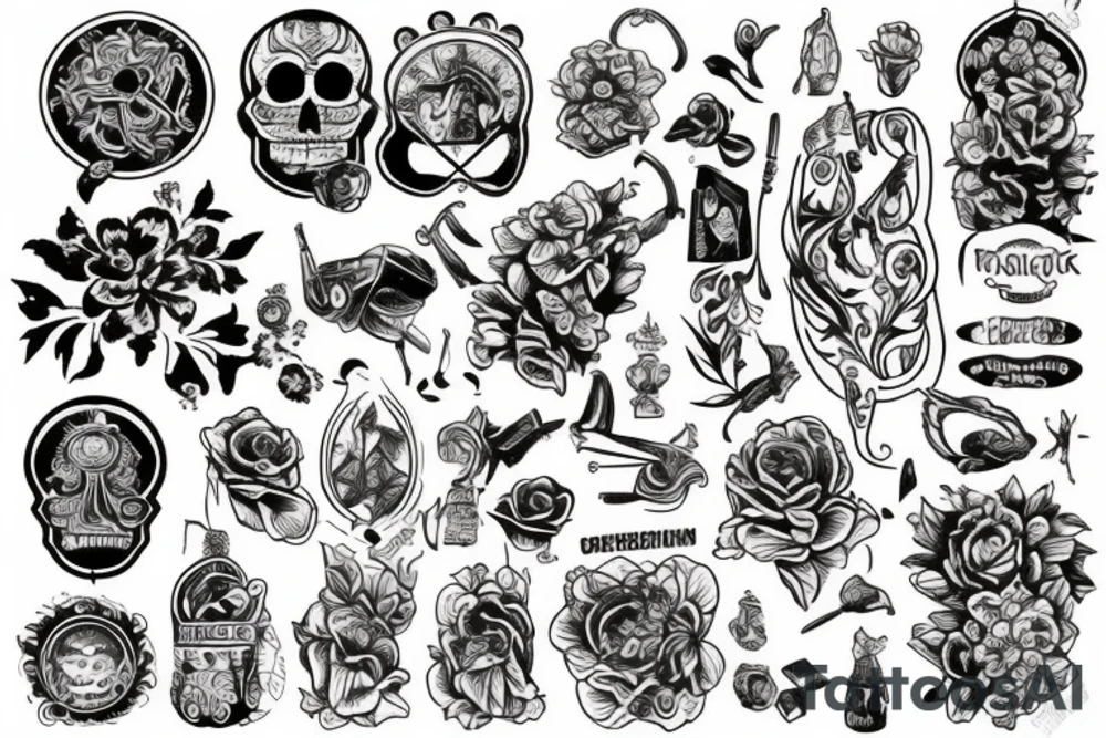 Старый глобус tattoo idea