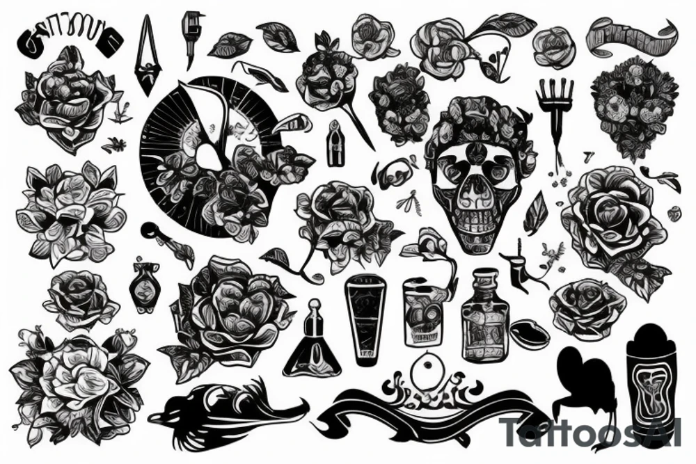 Старый глобус tattoo idea