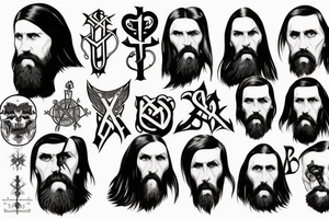 Rasputin satanic tattoo idea