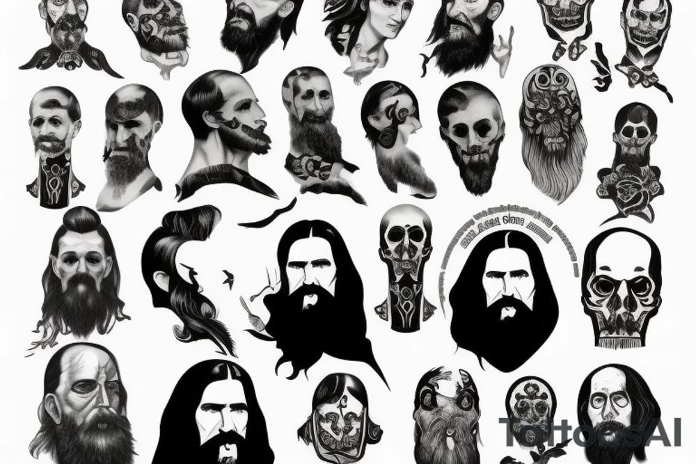 Rasputin satanic tattoo idea