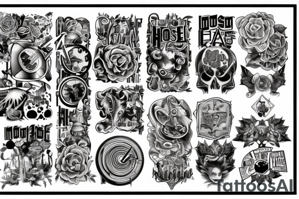 House music tattoo idea