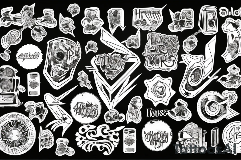 House music tattoo idea