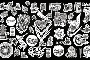 House music tattoo idea