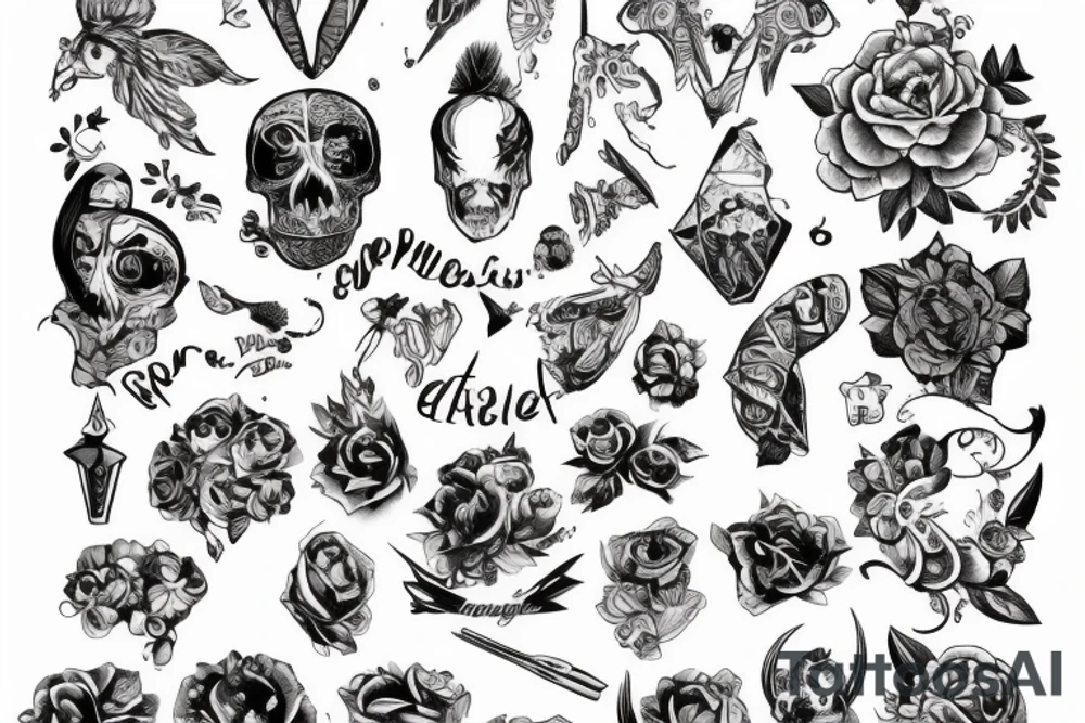 Змея в шляпе tattoo idea