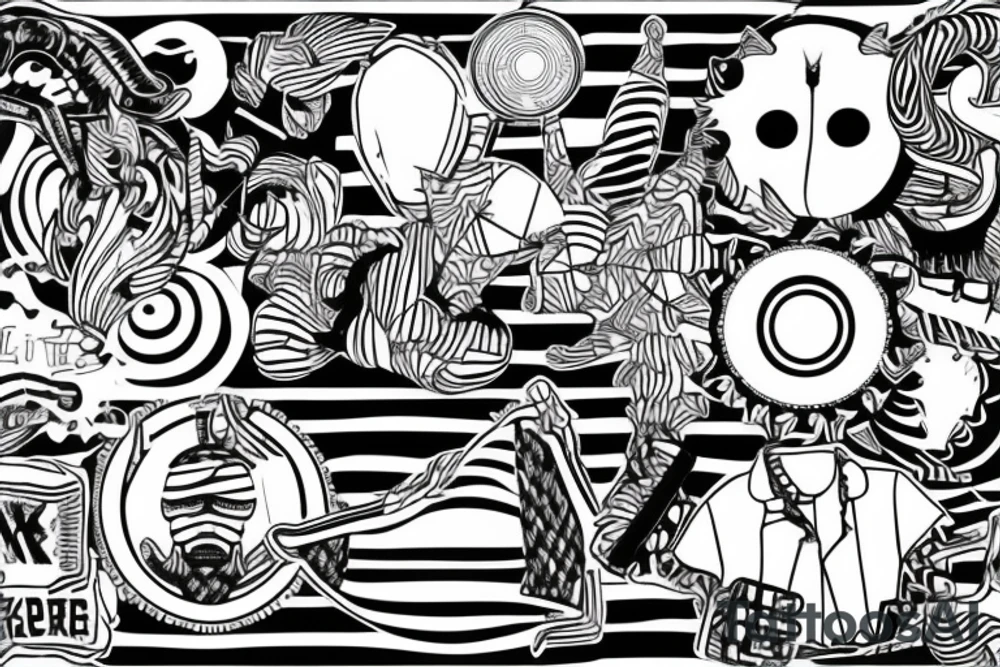Zebra love rap and Ukraine tattoo idea