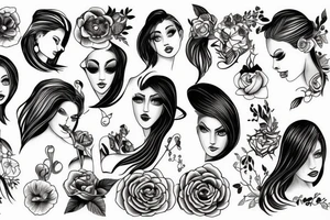 Women tattoo idea
