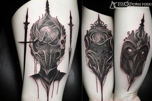 Bloodborne weapon tattoo idea