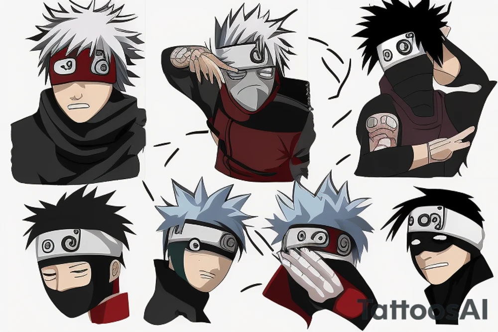 Obito vs Kakashi tattoo idea