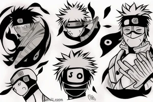 Obito vs Kakashi tattoo idea