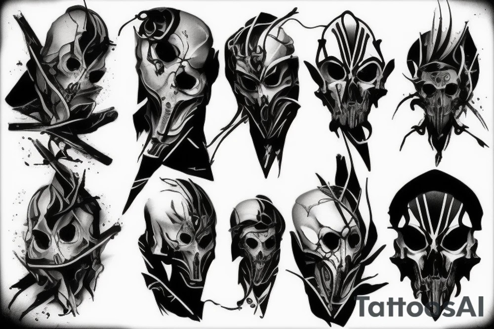 Dishonored theme tattoo idea