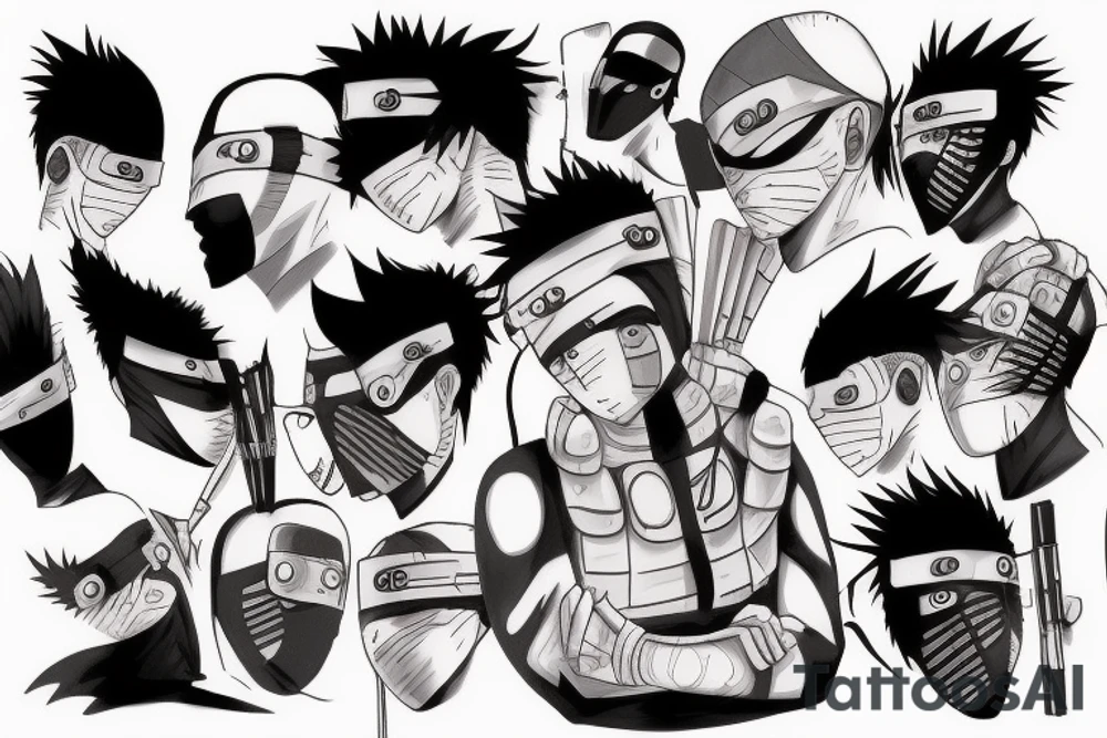 Obito vs Kakashi tattoo idea