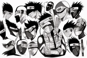 Obito vs Kakashi tattoo idea