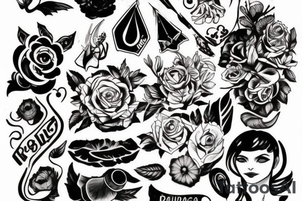 Черный рыцарь tattoo idea