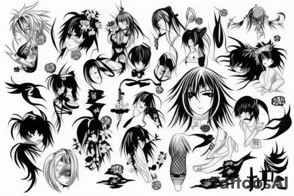 anime tattoo idea