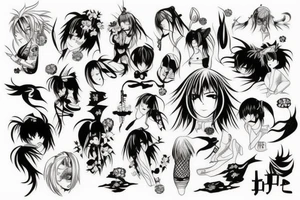 anime tattoo idea