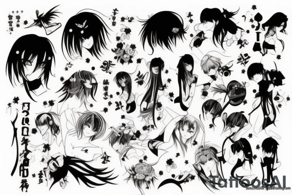 anime tattoo idea